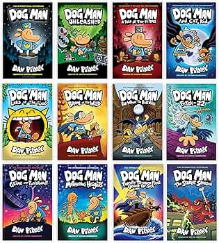 Dog Manシリーズ全12巻セット Dogman Series 1-12 Complete Books Set by Dav Pilkey: Dav